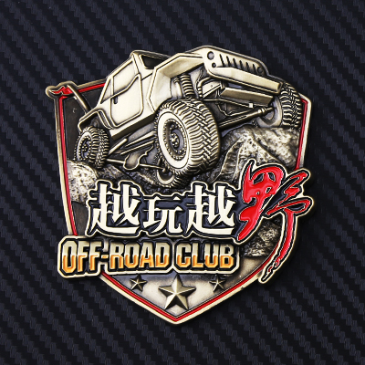 越玩越野锌合金吉普俱乐部车标